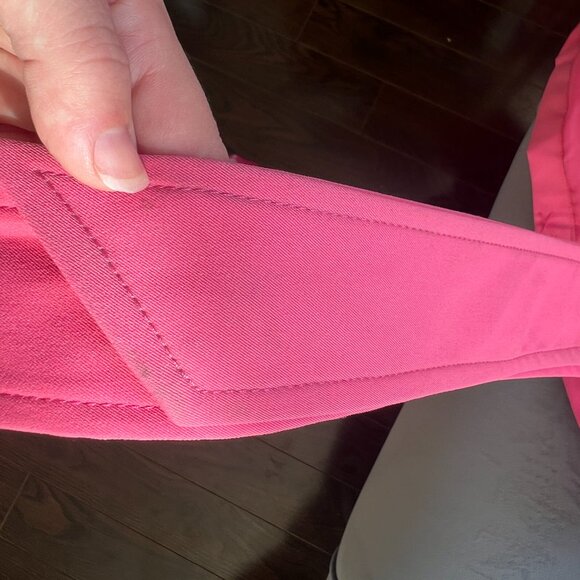 kate spade Single-Breasted Pleated Back Trench rain Coat jacket pink size xxl - Picture 9 of 15